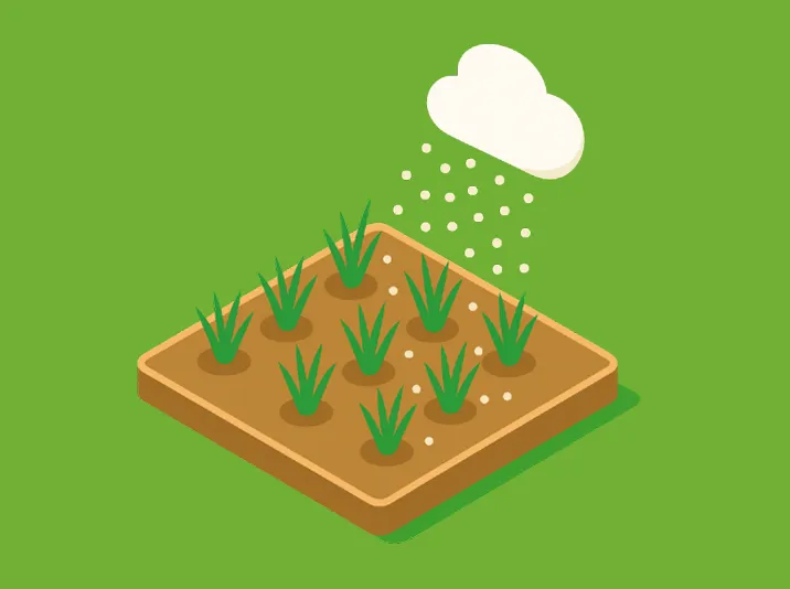 細かく砕いて大地の栄養に