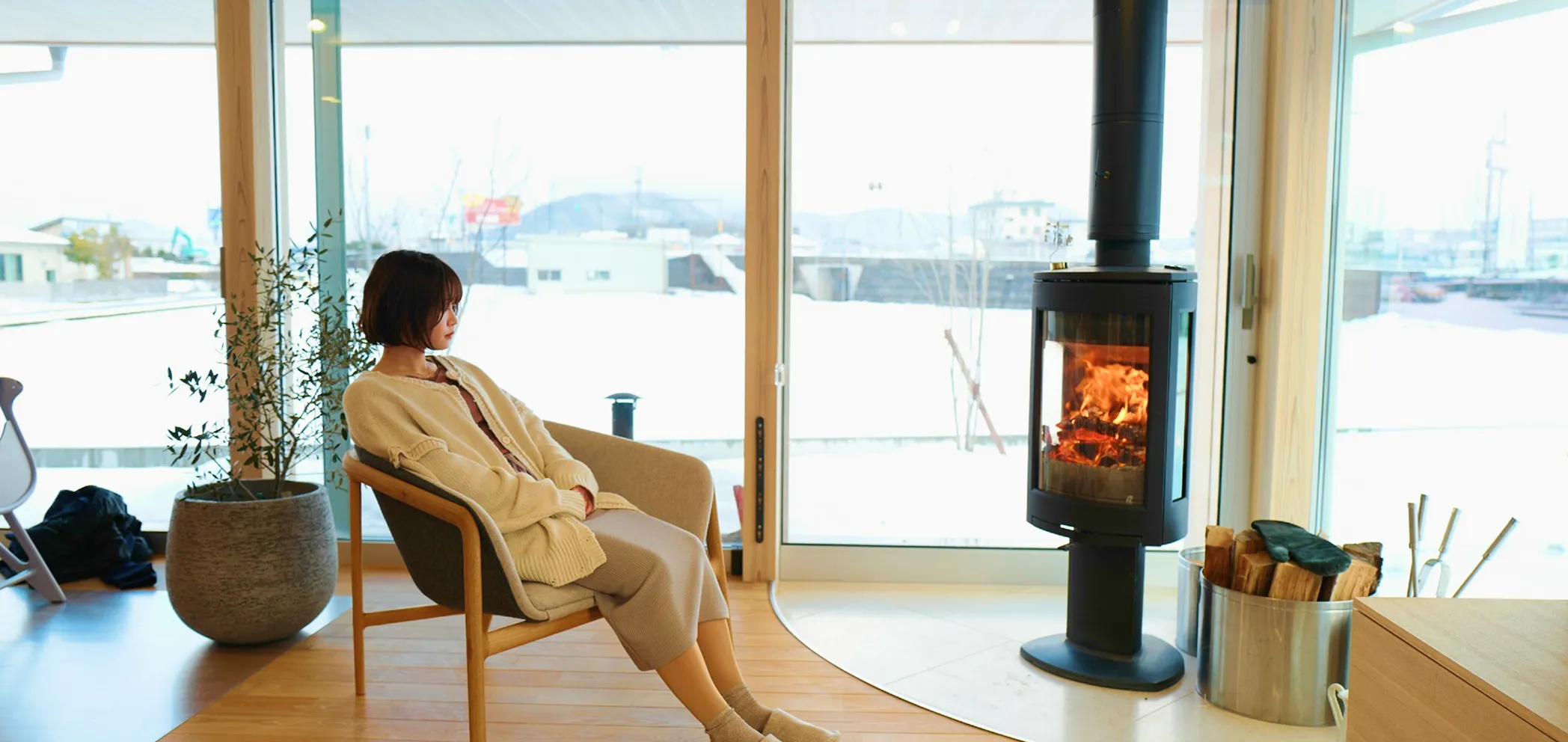 薪ストーブ